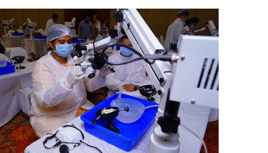 Temporal bone dissection stations
