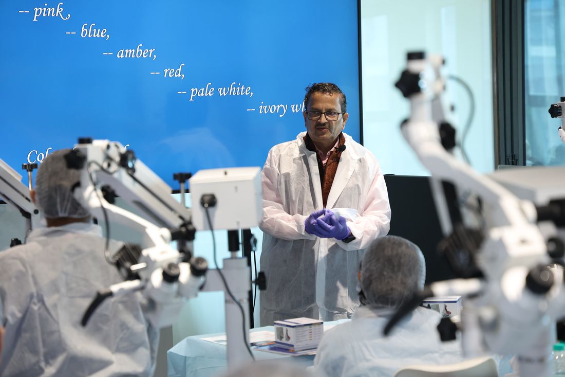 Faculty demonstration session
