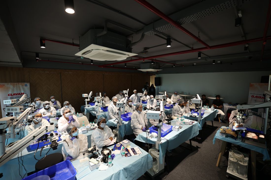Hands-on stations